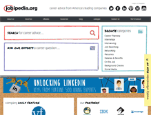 Tablet Screenshot of jobipedia.org